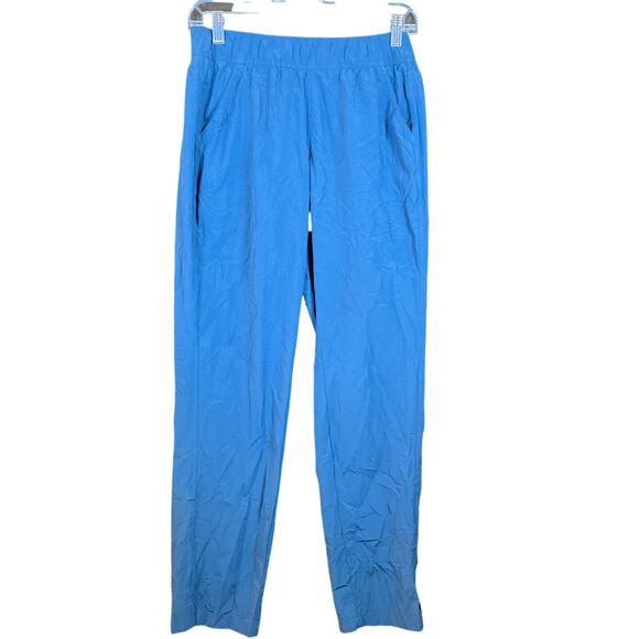 Eddie Bauer Womens Pants Navy Pull On Mid Rise Straight Leg Stretch Small - Picture 1 of 11